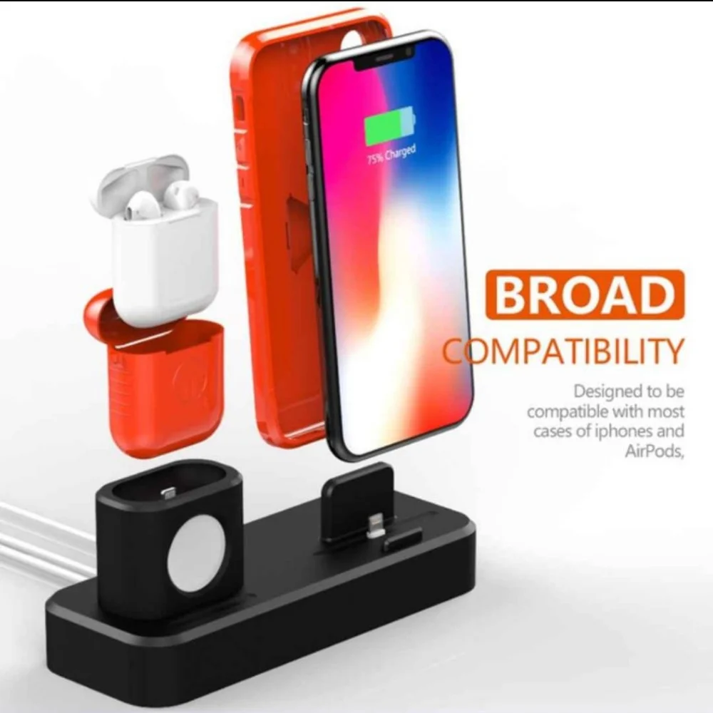 Three in one charging stand